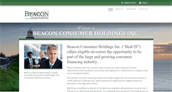Desktop Screenshot of beaconconsumerholdings.com